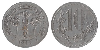 Oran (Algers) 10 Centimes 1918