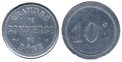Bone (Algeria) 10 Centimes (No Date)