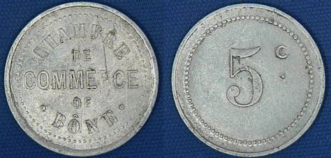 Bone (Algeria) 5 Centimes (No Date)