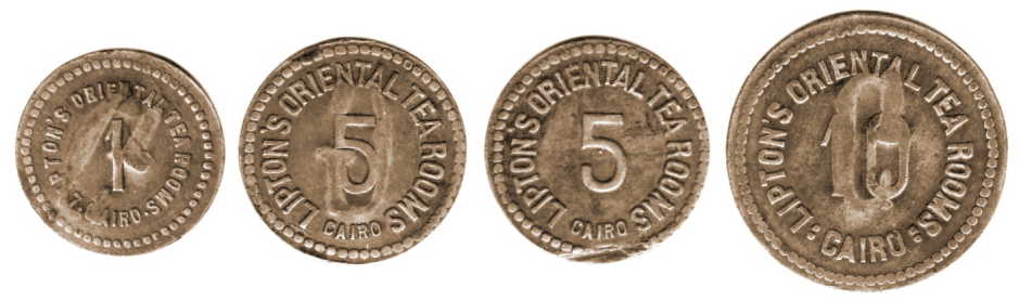 Token from Lipton's Oriental Tearooms